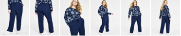 Karen Scott Plus Size Knit Drawstring Pants, Created for Macy's